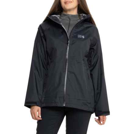 Mountain Hardwear Threshold Jacket - Waterproof in Black