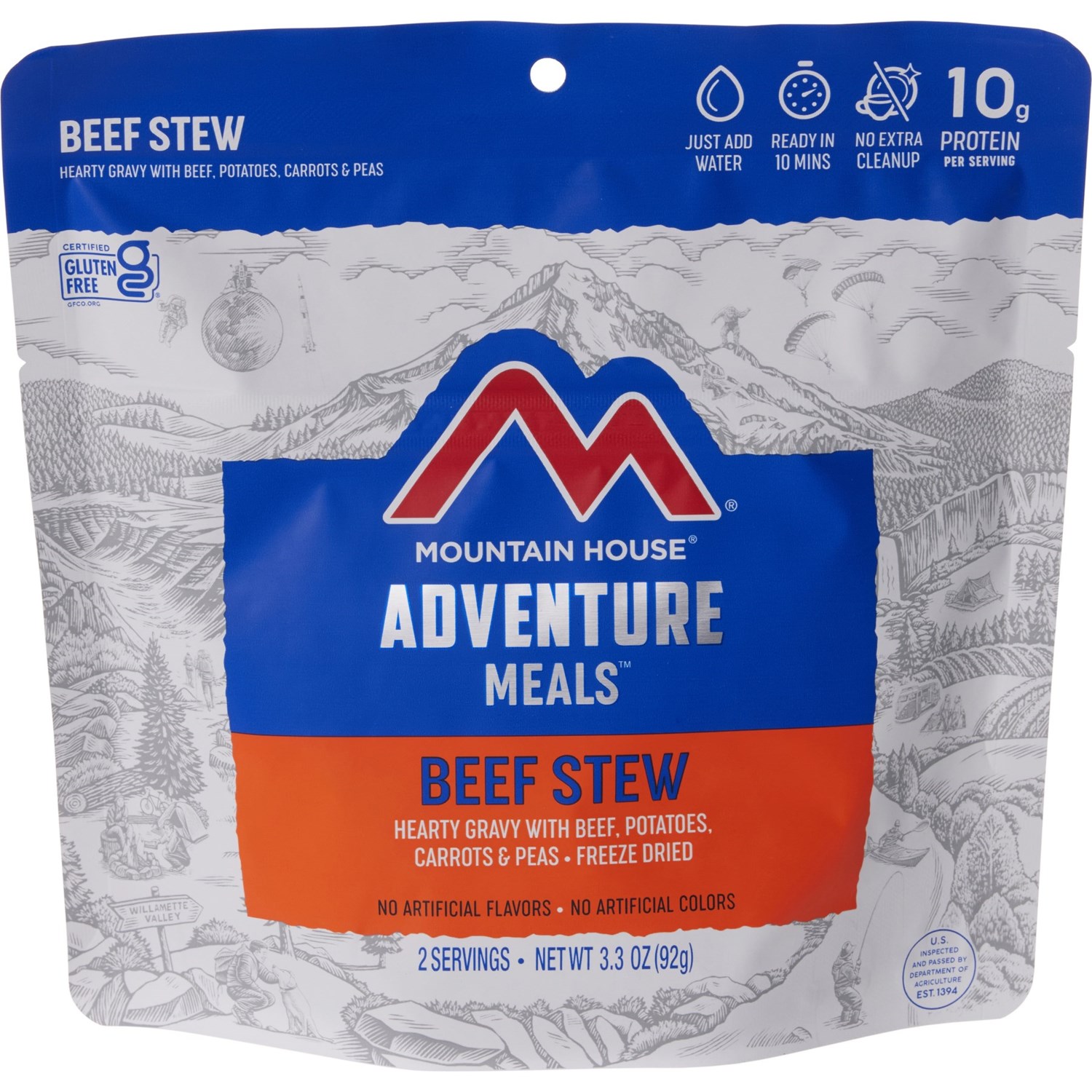 Mountain House Beef Stew Camp Meal - 2 Servings - Save 21%