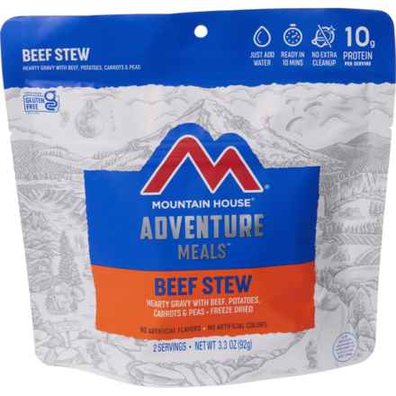 Mountain House Beef Stew Camp Meal - 2 Servings in Multi
