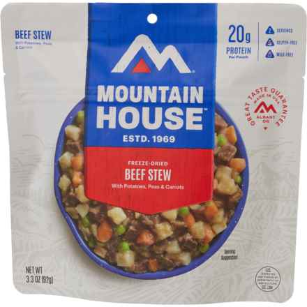 Mountain House Beef Stew Camp Meal - 2 Servings in Multi