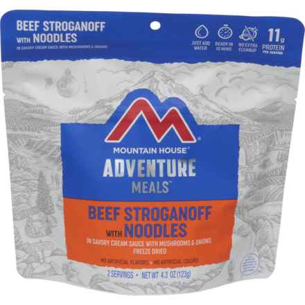 Mountain House Beef Stroganoff with Noodles Meal - 2 Servings in Multi