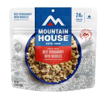 Mountain House Beef Stroganoff with Noodles Meal - 2 Servings in Multi