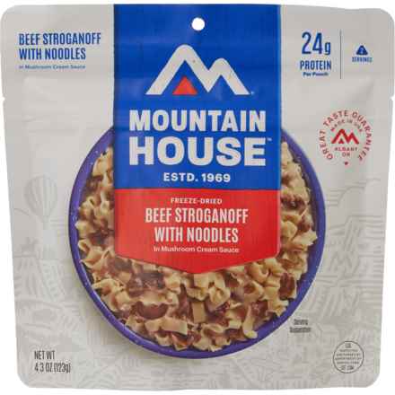 Mountain House Beef Stroganoff with Noodles Meal - 2 Servings in Multi
