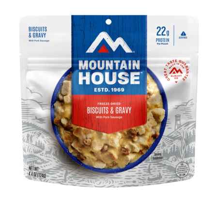 Mountain House Biscuits and Gravy Meal - 2 Servings in Multi