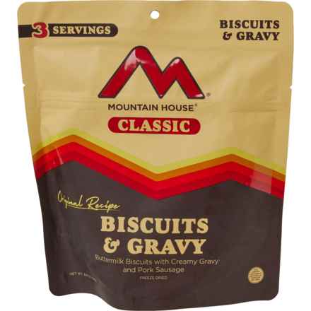 Mountain House Biscuits and Gravy Meal - 3 Servings in Multi