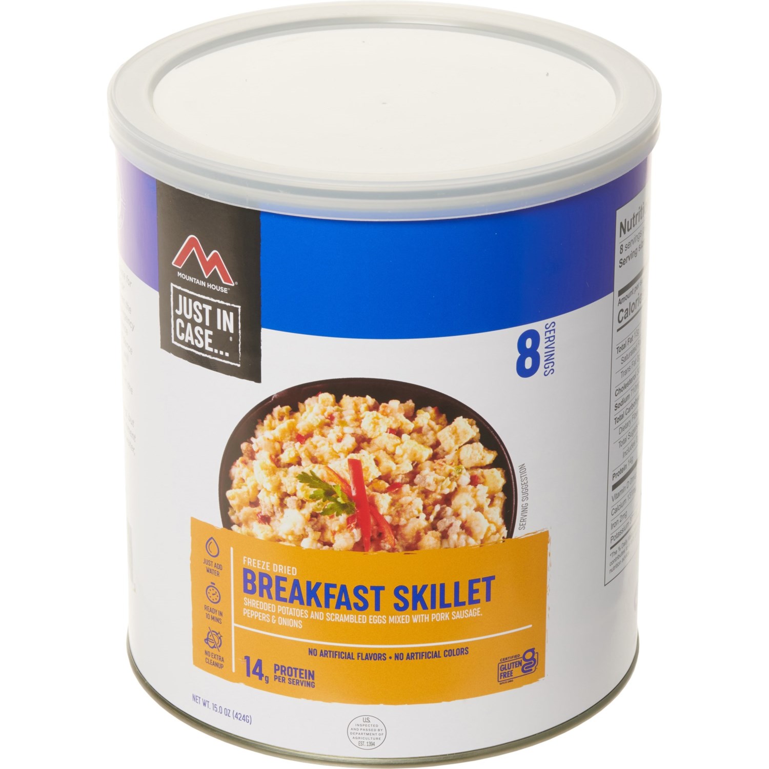 Mountain House Breakfast Skillet Meal Can 8 Servings Save 21
