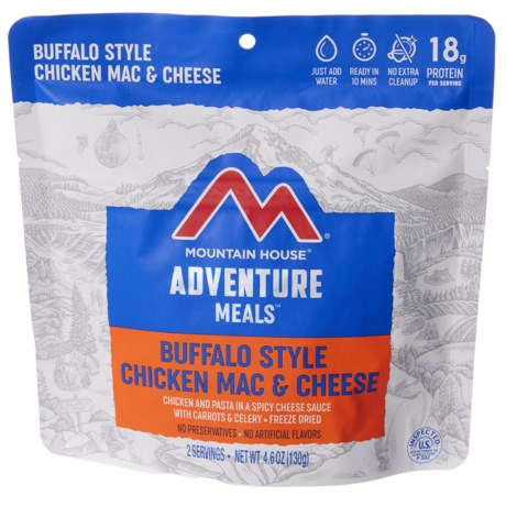 Mountain House Buffalo Style Chicken Mac and Cheese Meal - 2 Servings in Multi