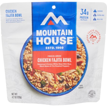 Mountain House Chicken Fajita Bowl Meal - 2 Servings in Multi