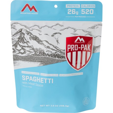 Mountain House Classic Spaghetti with Meat Sauce Pro-Pak Meal - 1 Serving in Multi