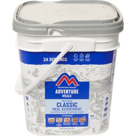 Mountain House Just in Case Classic Assorted Meals Bucket - 24 Servings in Multi