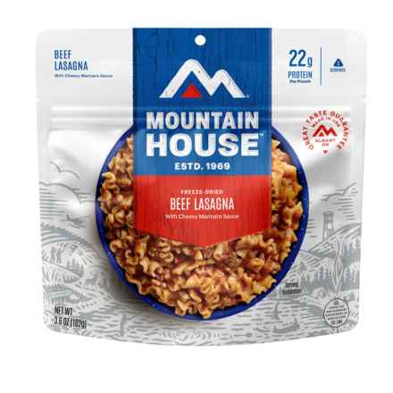 Mountain House Lasagna with Meat Sauce Meal - 2 Servings in Multi