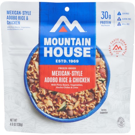 Mountain House Mexican Style Adobo Rice and Chicken Meal - 2 Servings in Multi
