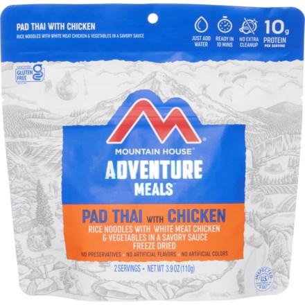 Mountain House Pad Thai with Chicken Camp Meal - 2 Servings in Multi