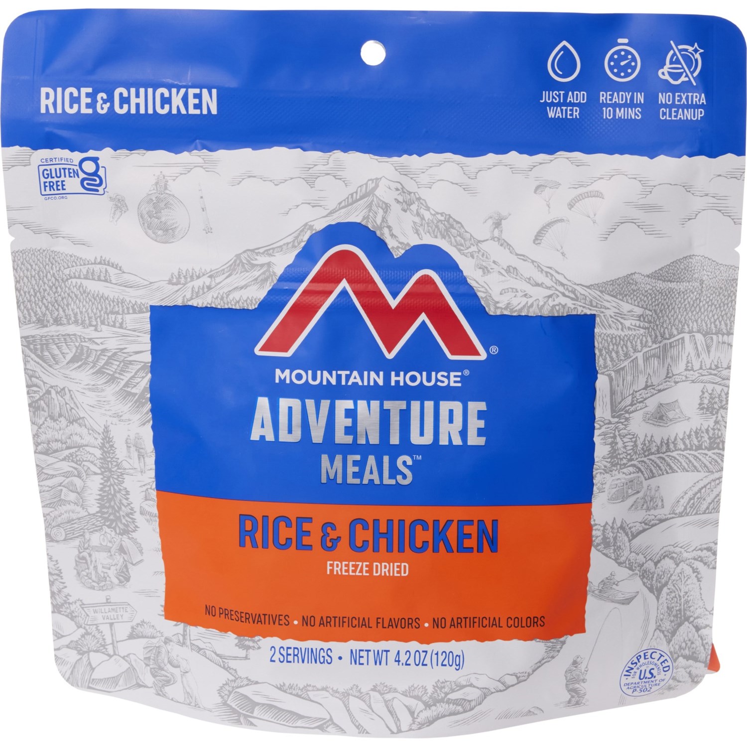 Mountain House Rice and Chicken Camp Meal - 2 Servings - Save 20%