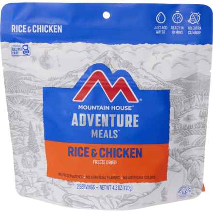 Mountain House Rice and Chicken Camp Meal - 2 Servings in Multi