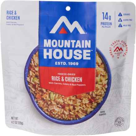 Mountain House Rice and Chicken Camp Meal - 2 Servings in Multi