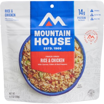 Mountain House Rice and Chicken Camp Meal - 2 Servings - Save 16%