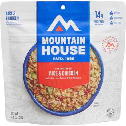 Mountain House Rice and Chicken Camp Meal - 2 Servings in Multi