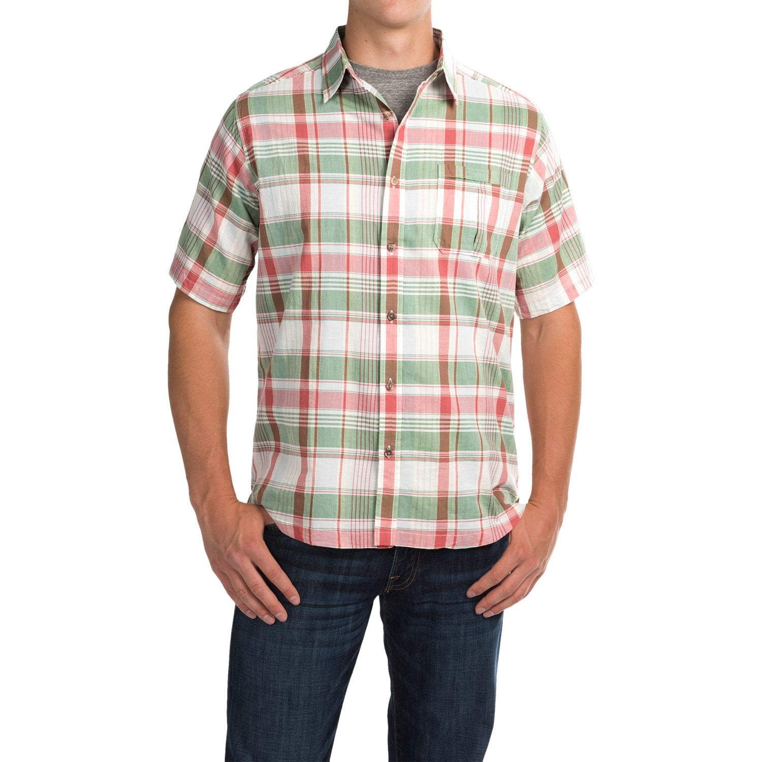 Mountain Khakis Tomahawk Madras Shirt – Short Sleeve (For Men)