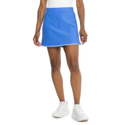 MOVE THEOLOGY Grosgrain Skort in Regatta Blue/Core White