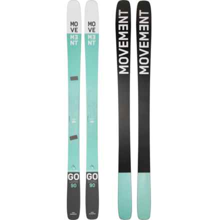 MOVEMENT Go 90 TI Alpine Skis (For Women) in White Multi