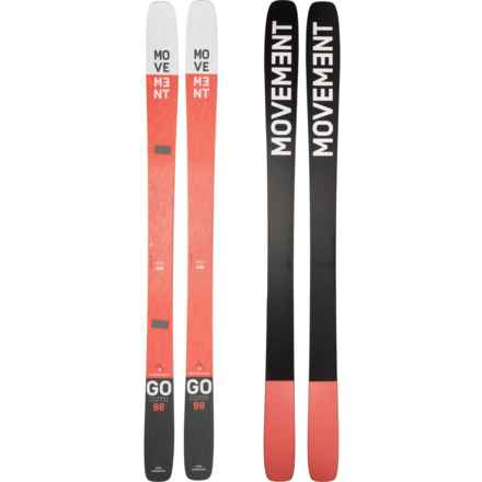 MOVEMENT Go 98 TI Alpine Skis (For Women) in White Multi