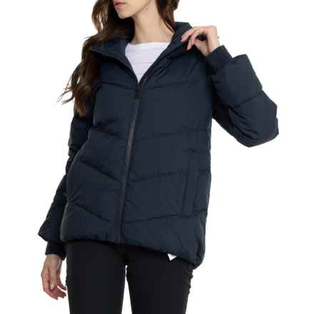 MPG Abby Puffer Jacket - Insulated in Dark Teal