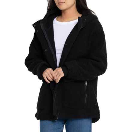 MPG Bridget Oversized Cargo Jacket in Black