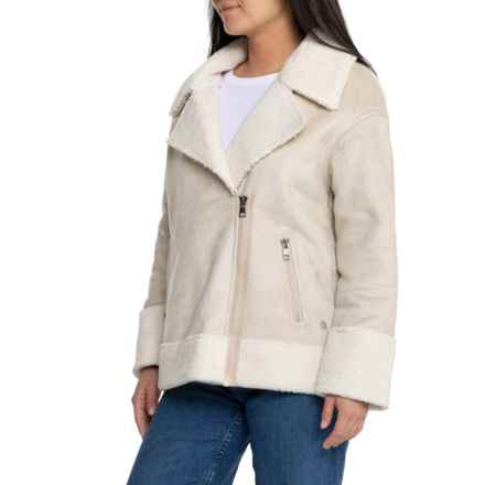 MPG Ideal Sherpa Jacket in Dove