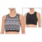 364VX_2 MSP by Miraclesuit Reversible Crop Sports Bra - Padded Cups, Racerback (For Women)
