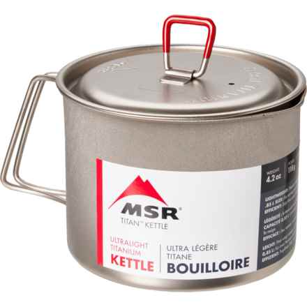 MSR Titan Kettle in Titanium