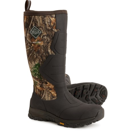Muck 16” Apex Pro Boots - Waterproof (For Men) in Bark/Realtree Edge