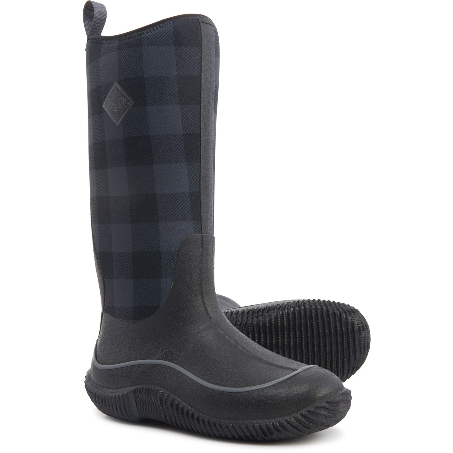 black and white womens muck boots