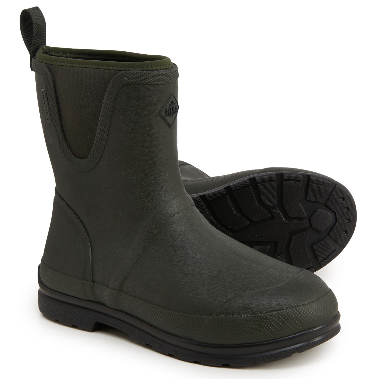 Muck Boots Originals Pull On Mid Wellington Moss All Sizes