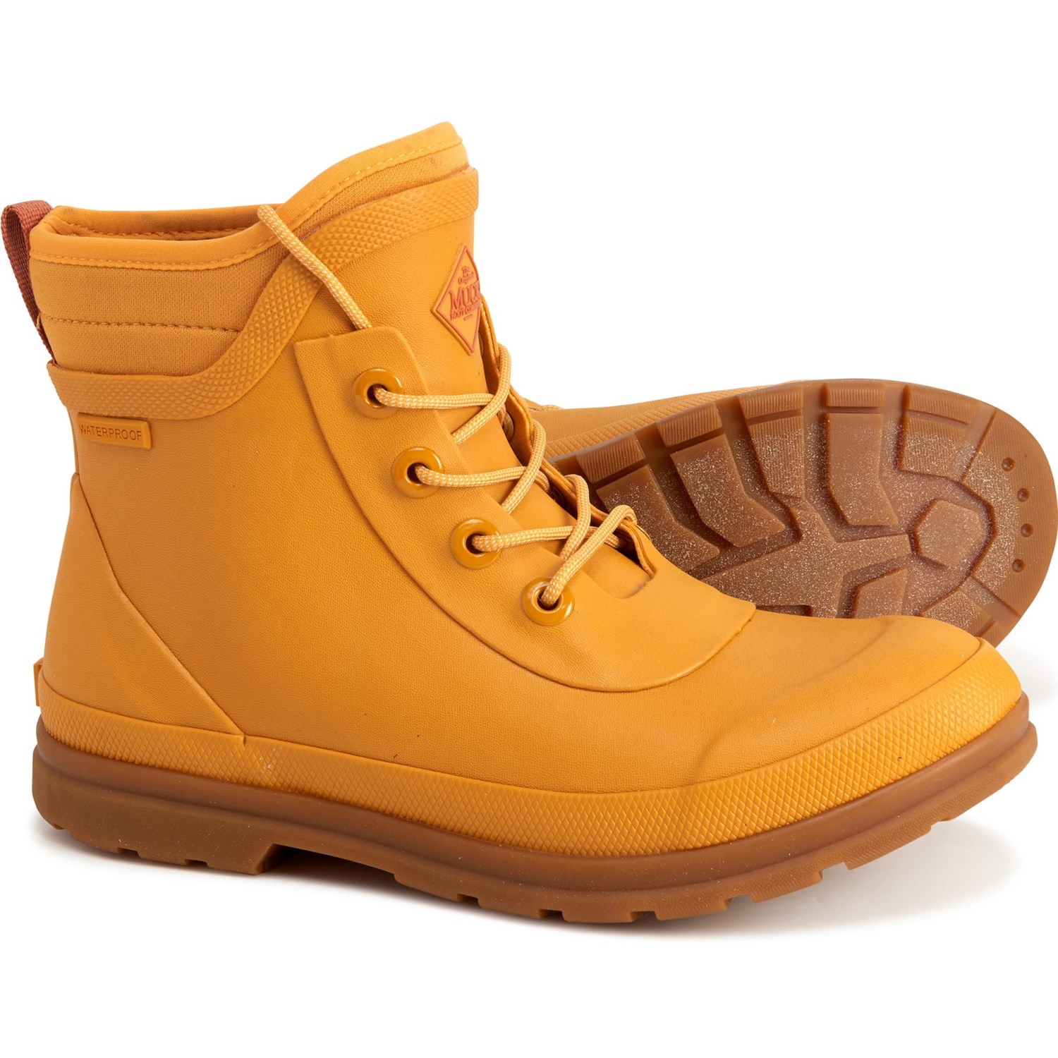 yellow muck boots