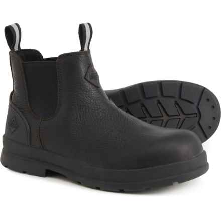 Muck Chore Farm Chelsea Boots - Waterproof, Leather (For Men) in Black Coffee