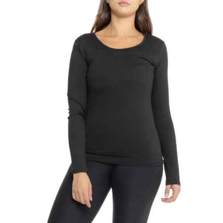 Muk Luks Comfort Thermal Shirt - Long Sleeve in Black