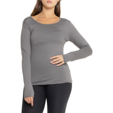 Muk Luks Comfort Thermal Shirt - Long Sleeve in Gray