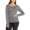 Muk Luks Comfort Thermal Shirt - Long Sleeve in Gray