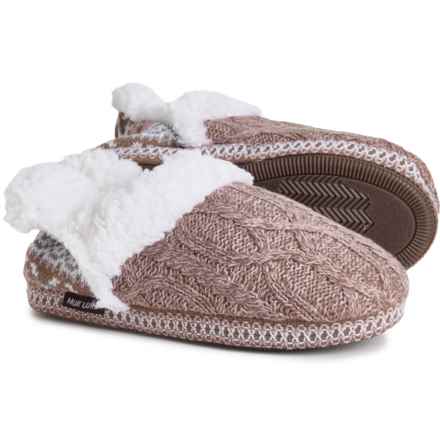 Muk Luks Magdalena Slippers (For Women) in Winters Dusk