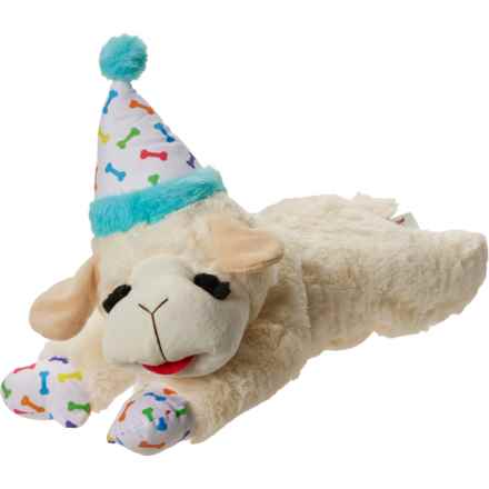 MultiPet Birthday Lamb Chop® Plush Dog Toy - 18”, Squeaker in Multi
