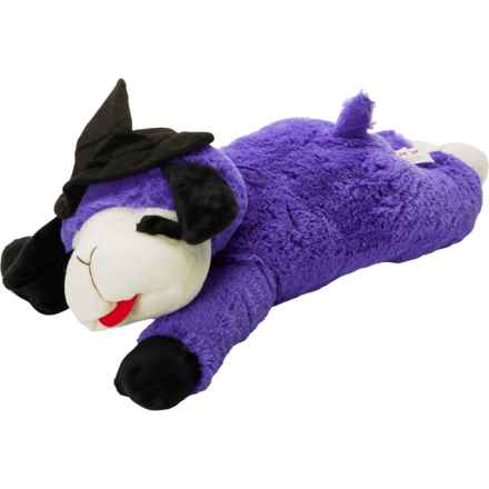 MultiPet Halloween Lamb Chop® Plush Dog Toy - 18”, Squeaker in Purple