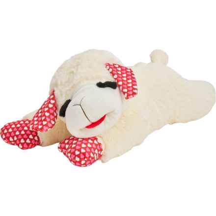 MultiPet Heart Print Lambchop® Dog Toy - 18" in B