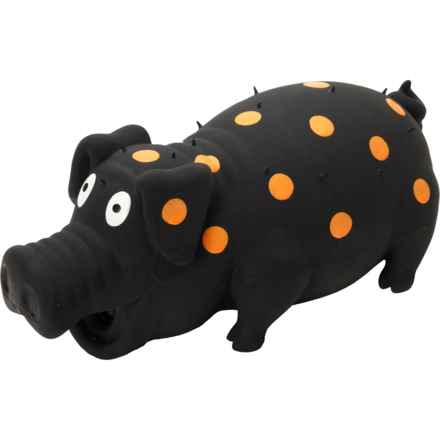 MultiPet Jumbo Goblet Pig Dog Toy - 12” in Black