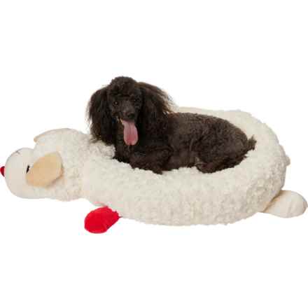 MultiPet Lamb Chop® Dog or Cat Bed - 28x19” in Lamb Chop