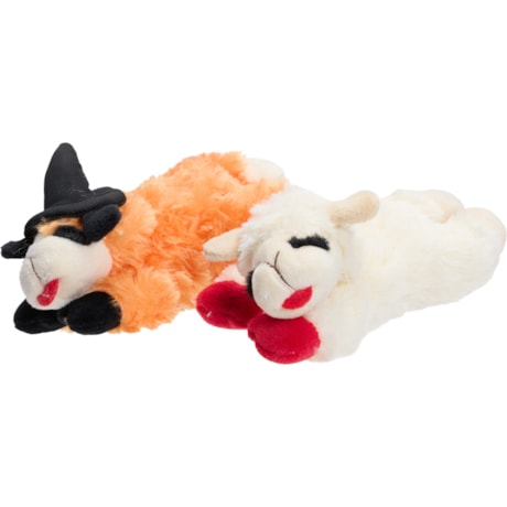 MultiPet Lambchop® and Halloween Witch Lambchop® Plush Dog Toys