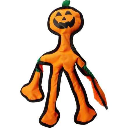 MultiPet Pumpkin Skeleropes Dog Toy - Squeaker in Pumpkin