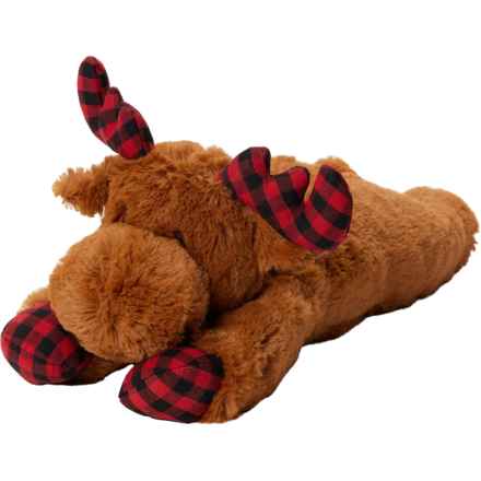 MultiPet Reindeer Plush Dog Toy - 18” in Buffalo Check