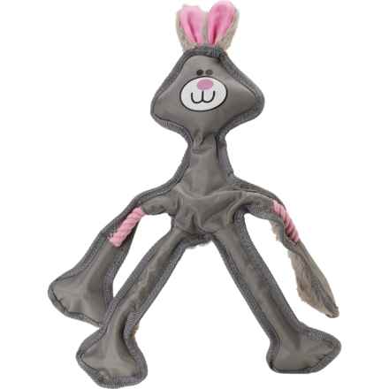 MultiPet Skele-Rope Dog Toy - 17”, Squeaker in Rabbit