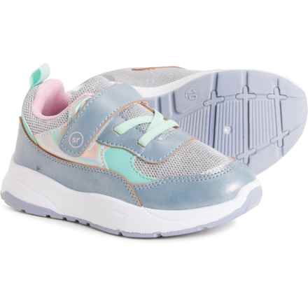MUNCHKIN BY STRIDE RITE Toddler and Little Girls Bean Sneakers in Grey
